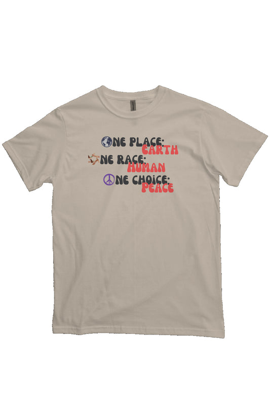 Organic Cotton T Shirt: One Place