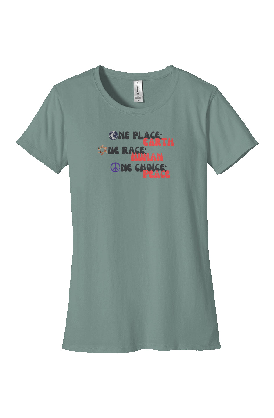 Womens Organic T Shirt: One Place