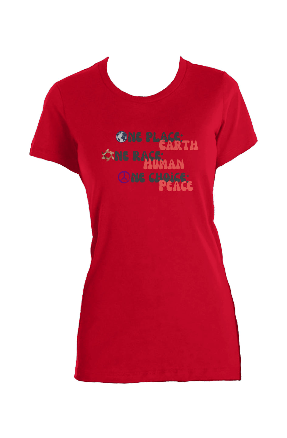 Ladies Made in USA  T-Shirt: One Place