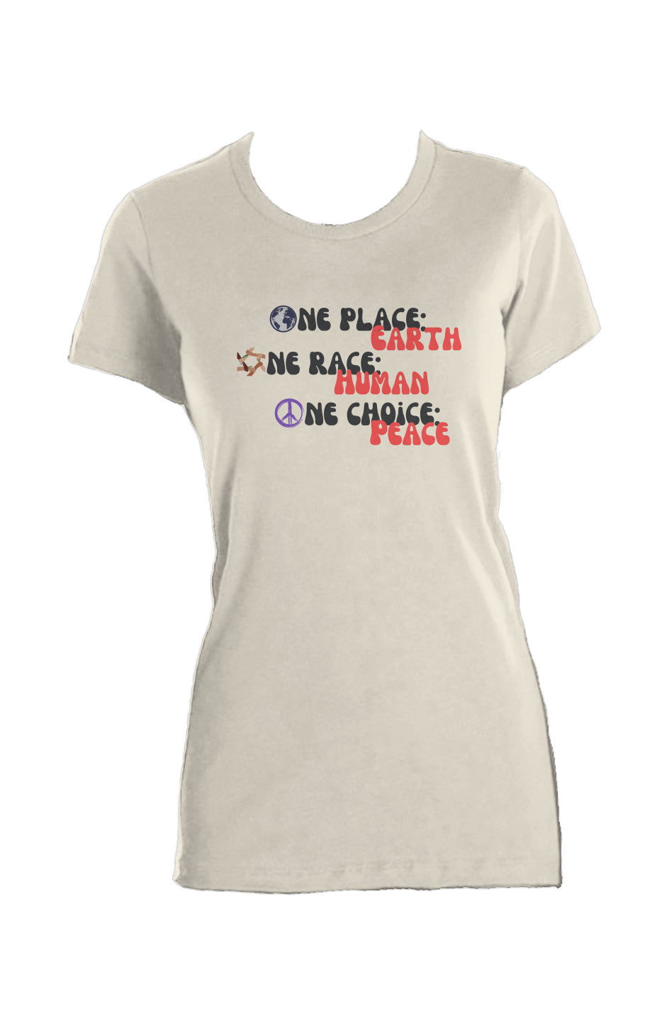 Ladies Made in USA  T-Shirt: One Place